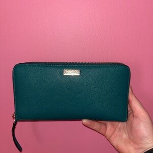 Teal Kate Spade Wallet